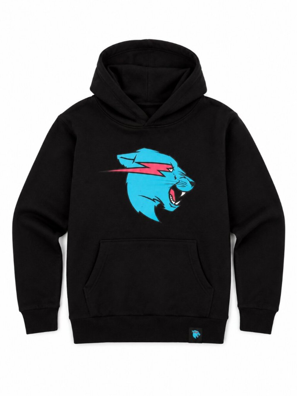 MrBeast Panther Hoodie Kids 2T Black Official YouTube Merch Pullover